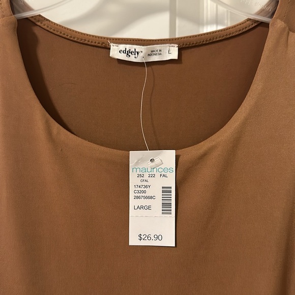 Tan tank top- NWT - Picture 2 of 2